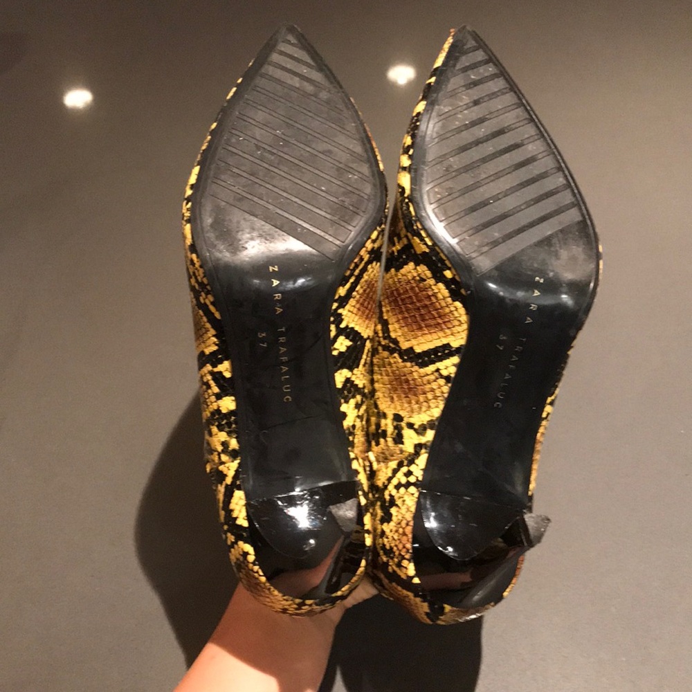 Worn Once - Snake Print Booties - image 4